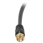 C2G 6ft Value Series F-type RG59 Video Cable coaxial cable 70.9" (1.8 m) Black