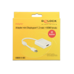 DeLOCK 62612 video kabel adapter 0,2 m Mini DisplayPort HDMI Type A (Standaard) Wit