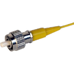 Cablenet 1m OS2 9/125 FC Pigtail Yellow Fibre Pigtail 900um