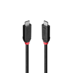 Lindy 1m USB4 240W Type C Cable, Black Line