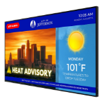 Planar Systems URP862-ERO-T Digital signage flat panel 86" LCD 700 cd/m² 4K Ultra HD Black Touchscreen 24/7