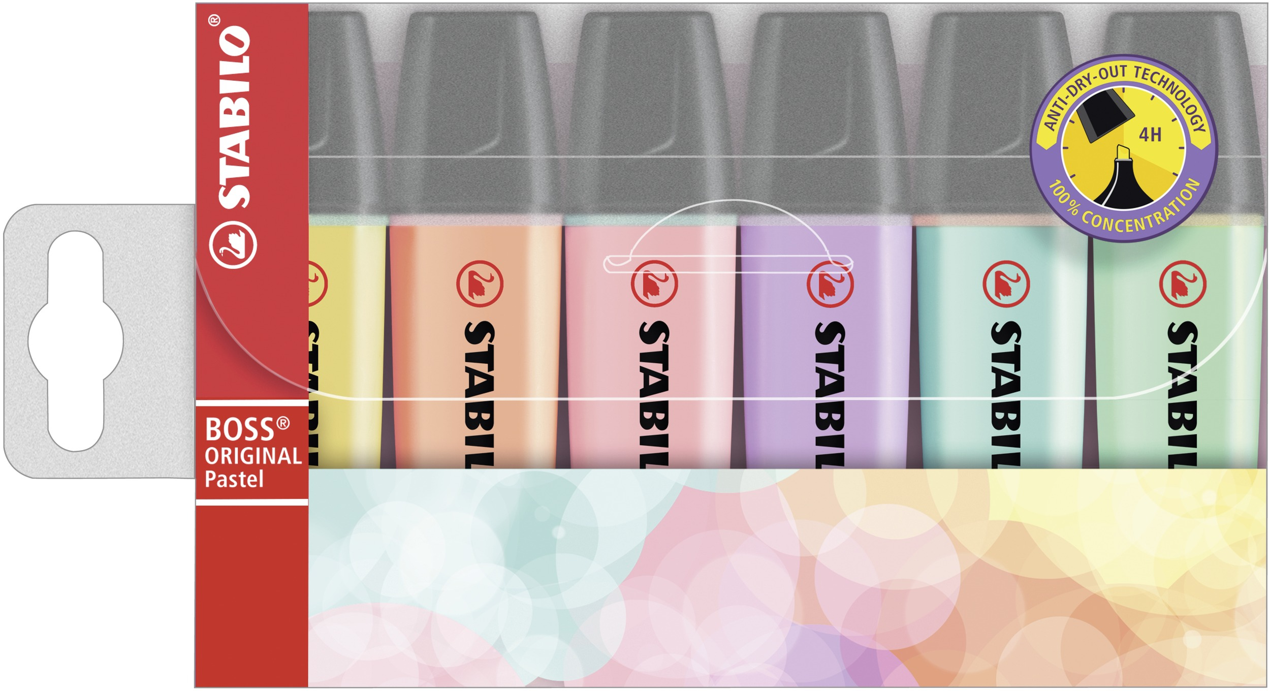 Image of STABILO Boss Original Pastel marker 6 pc(s) Chisel tip Lilac,...
