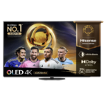 Hisense 55" A85QTUK OLED Smart AI TV with Freely