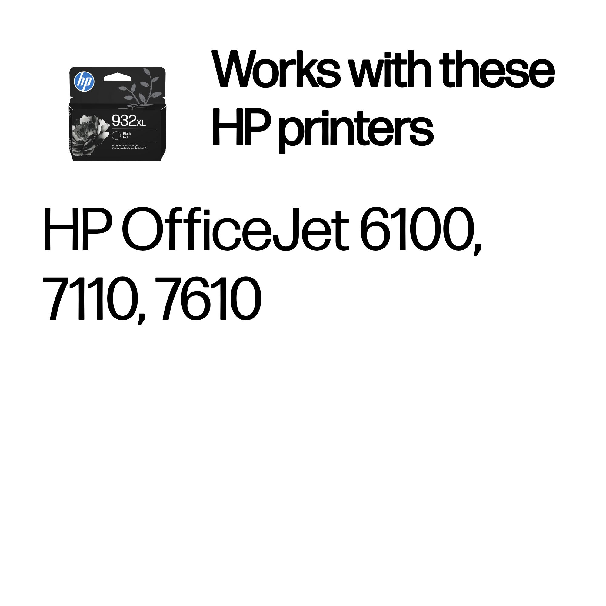 HP 932XL Original Ink Cartridge High Yield Black CN053AE