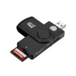 Adesso SCR-200 smart card reader Indoor USB USB 2.0 Black