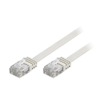 Deltaco TP-67V-FL networking cable White 7 m Cat6 U/UTP (UTP)