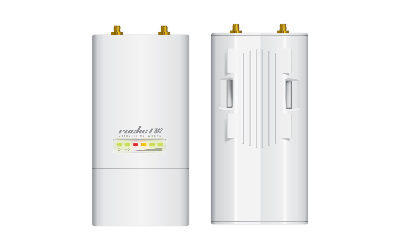 Image of Ubiquiti Networks Rocket M2 150 Mbit/s White Power over Ethernet (PoE)