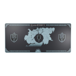 Lexip HBO Game of Thrones - Night King Edition Game-muismat Zwart, Blauw