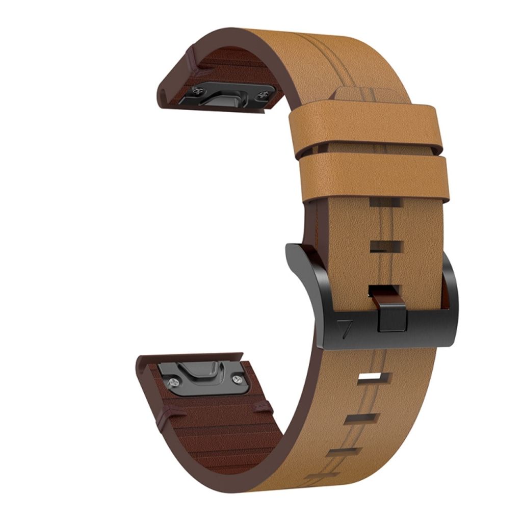 EU Product - Tactix 7 PU-leather Watch Band - Brown thumbnail