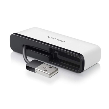 Image of Belkin F4U021BT interface hub 480 Mbit/s Black, White