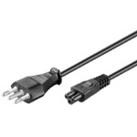 Microconnect PE100830 power cable Black 3 m Power plug type L C5 coupler