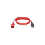 Panduit LPCA02-X electriciteitssnoer Rood 1,2 m IEC C14 IEC C13