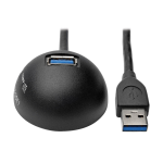 Tripp Lite U324-006-DSK1 USB cable USB 3.2 Gen 1 (3.1 Gen 1) 70.9" (1.8 m) USB A 5 Gbit/s Black