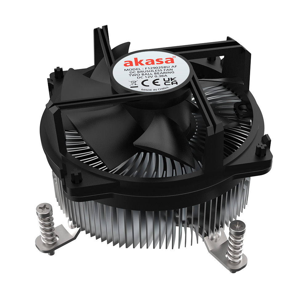 Image of Akasa Intel LGA1700 Processor Hybrid cooler 9 cm Aluminium, Black...