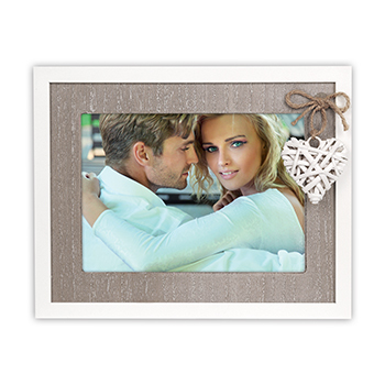 Image of ZEP BERCY - MDF - Wood - Brown - White - Single picture frame -...