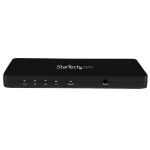 StarTech.com 4K HDMI 4-Port Video Splitter – 1x4 HDMI Splitter w/ Solid Aluminum Housing – 4K 30Hz