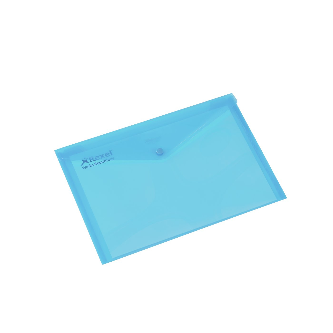 Image of Rexel Popper Wallet A4 Blue (5)