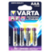Varta 4x AAA Lithium Batería de un solo uso Litio