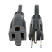Tripp Lite P024-010-13A power cable Black 120.1" (3.05 m) NEMA 5-15P NEMA 5-15R
