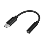 LogiLink USB Type-C cable to 3.5 mm audio jack adapter, 13 cm