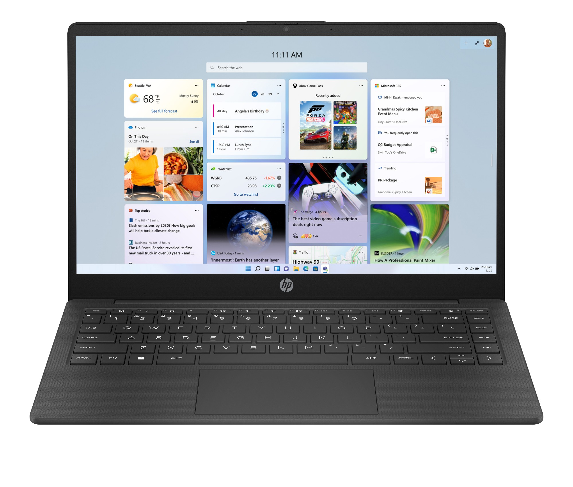 HP 14-em0014na AMD Ryzen™ 7 7730U Laptop 35.6 cm (14") Full HD 8 GB DDR4-SDRAM 1 TB SSD Wi-Fi 6 (802.11ax) Windows 11 Home in S mode Black