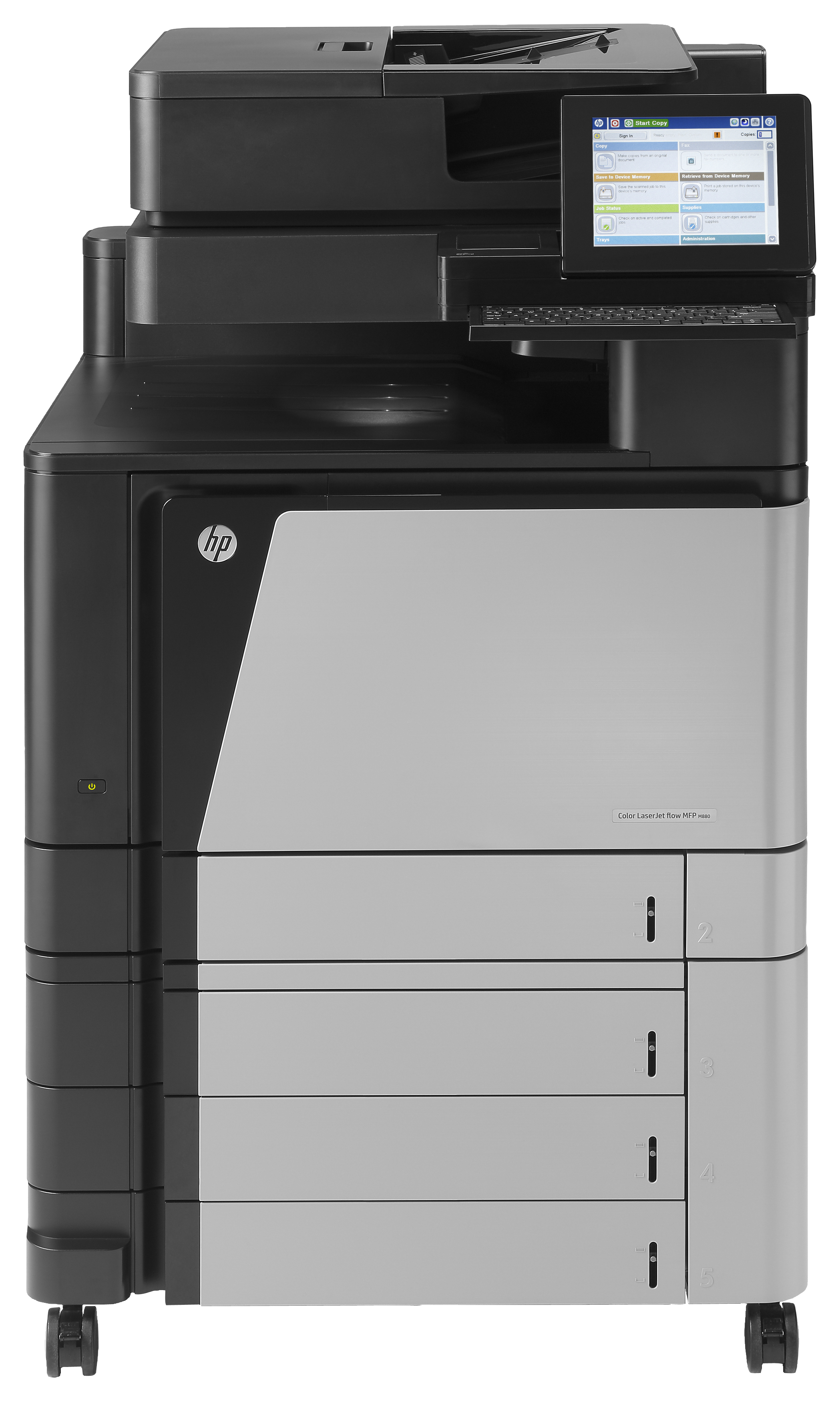HP Color LaserJet Enterprise Flow MFP M880z, Print, copy, scan,...
