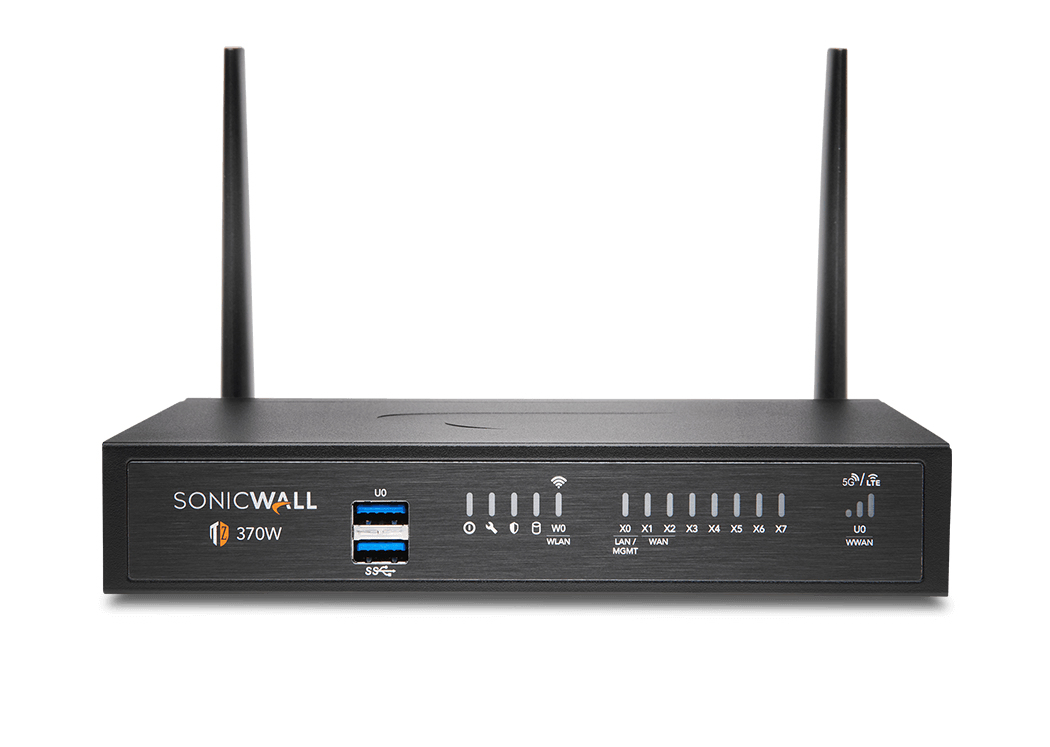 Photos - Router SonicWALL TZ370W hardware firewall 3 Gbit/s 02-SSC-6839 