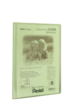 Photos - File Folder / Lever Arch File Pentel Display Book Clear personal organizer Green DCF243D 