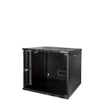 LogiLink W09A54B rack cabinet 9U Wall mounted rack Black