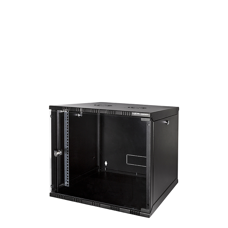 Photos - Server Component LogiLink W09A54B rack cabinet 9U Wall mounted rack Black 