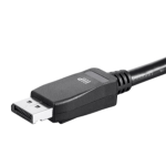 Monoprice 31179 DisplayPort cable 18.1" (0.46 m) Black