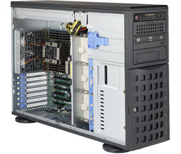 Supermicro SuperServer 7049P-TRT Intel C622 LGA 3647 (Socket P) Rack (4U) Black