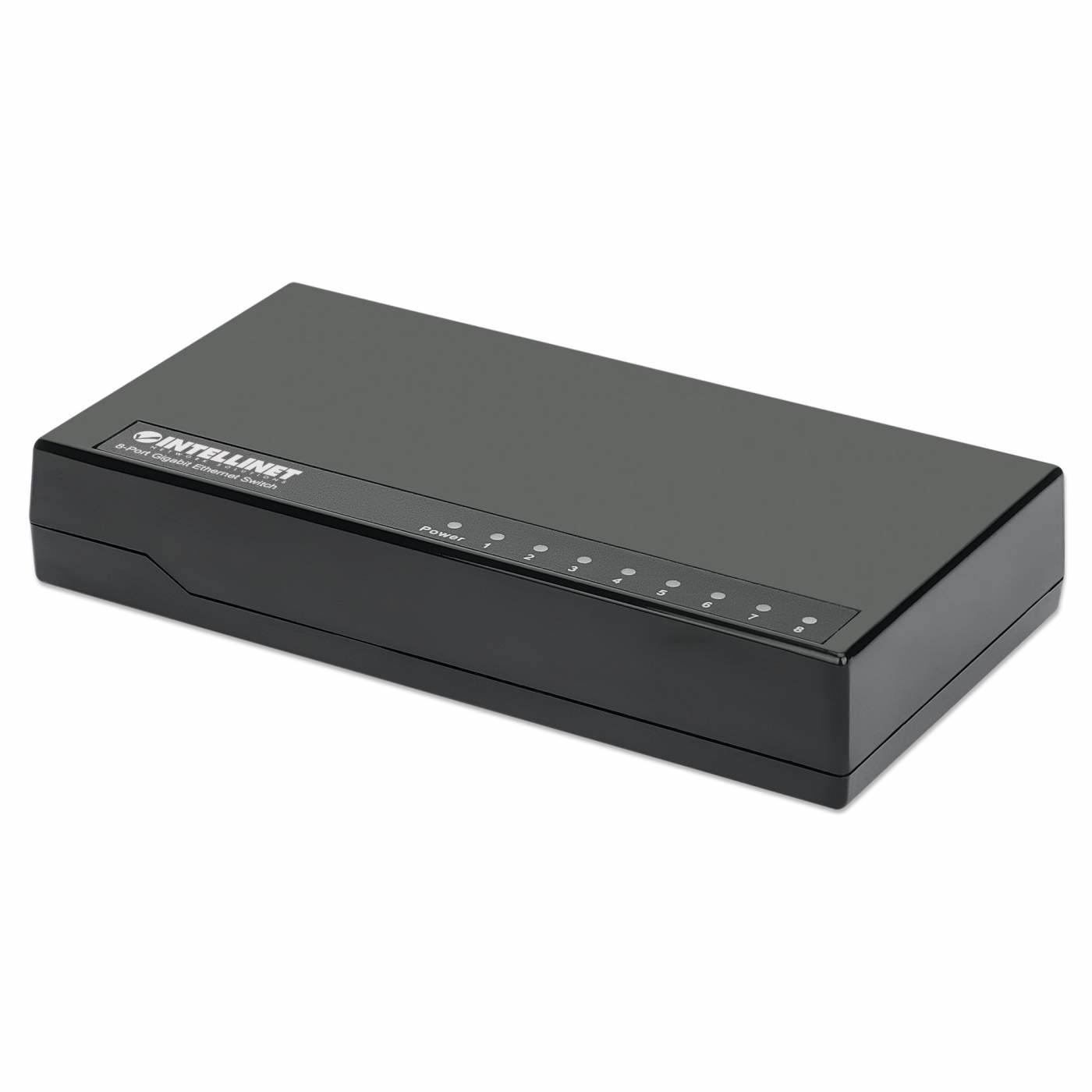 Image of IC Intracom Desktop 8-Port Gigabit Ethernet Switch schwarz -...