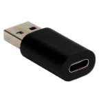 QVS CC2231FMA cable gender changer USB Type C Black