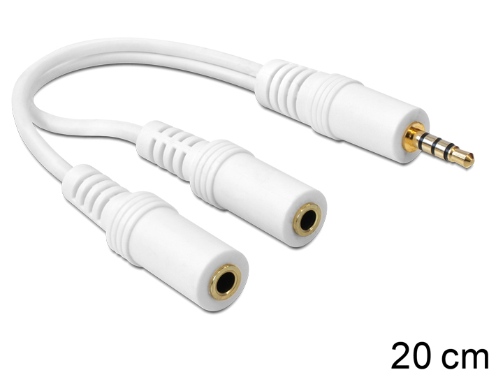 Image of DeLOCK 65447 audio splitter White