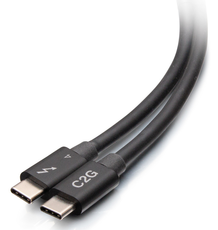 C2G 6.6ft (2m) ThunderboltTM 4 USB-C® Active Cable (40Gbps)