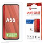 Displex Smart Glass (9H) for Samsung Galaxy A56, Mounting Sticker, unbreakable