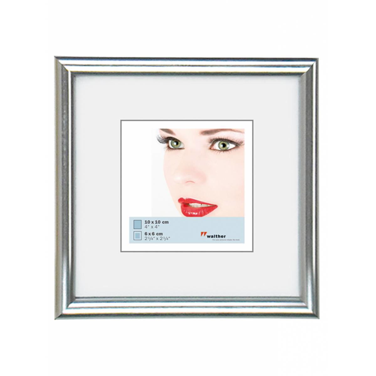 Image of Walther Design KS220H - Plastic - Silver - Single picture frame -...