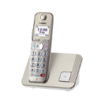 Panasonic KX-TGE250 DECT telephone Caller ID Champagne, Gold