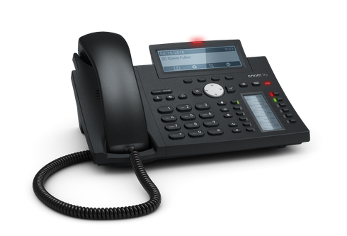 4260 SNOM D345 - IP Phone - Black - Blue - Wired handset - Desk/Wall - In-band - Out-of band - SIP info - User