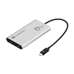 Siig JU-TB0014-S1 USB graphics adapter 5120 x 2888 pixels Silver