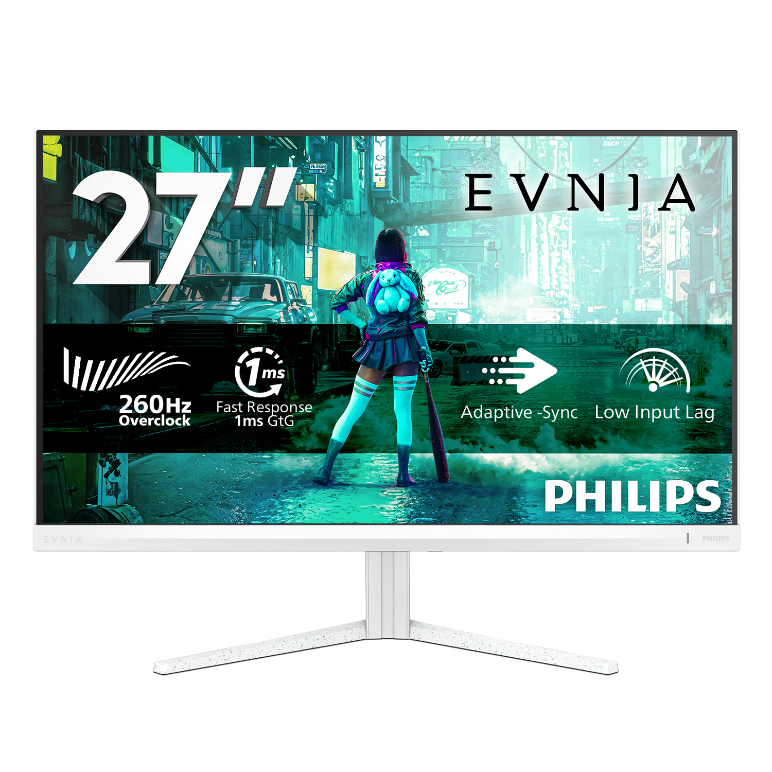 Philips White 27M2n3201pl/00 Computer Monitor 68.6 Cm (27") 1920 X 1080