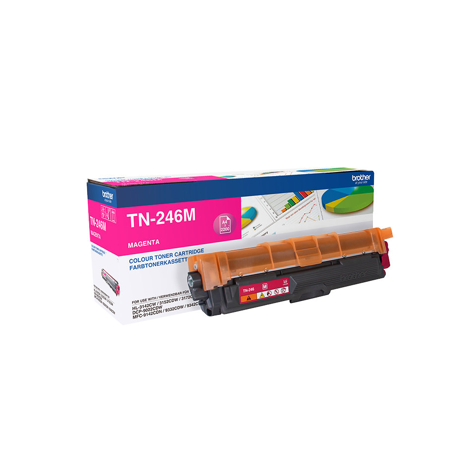 Image of Brother TN-246M Toner-kit magenta, 2.2K pages ISO/IEC 19798 for...