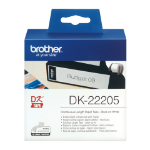 Brother DK-22205 DirectLabel Etikettes white 62mm x 30,48m for Brother P-Touch QL/700/800/QL 12-102mm/QL 12-103.6mm
