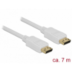 DeLOCK 84861 DisplayPort cable 7 m White