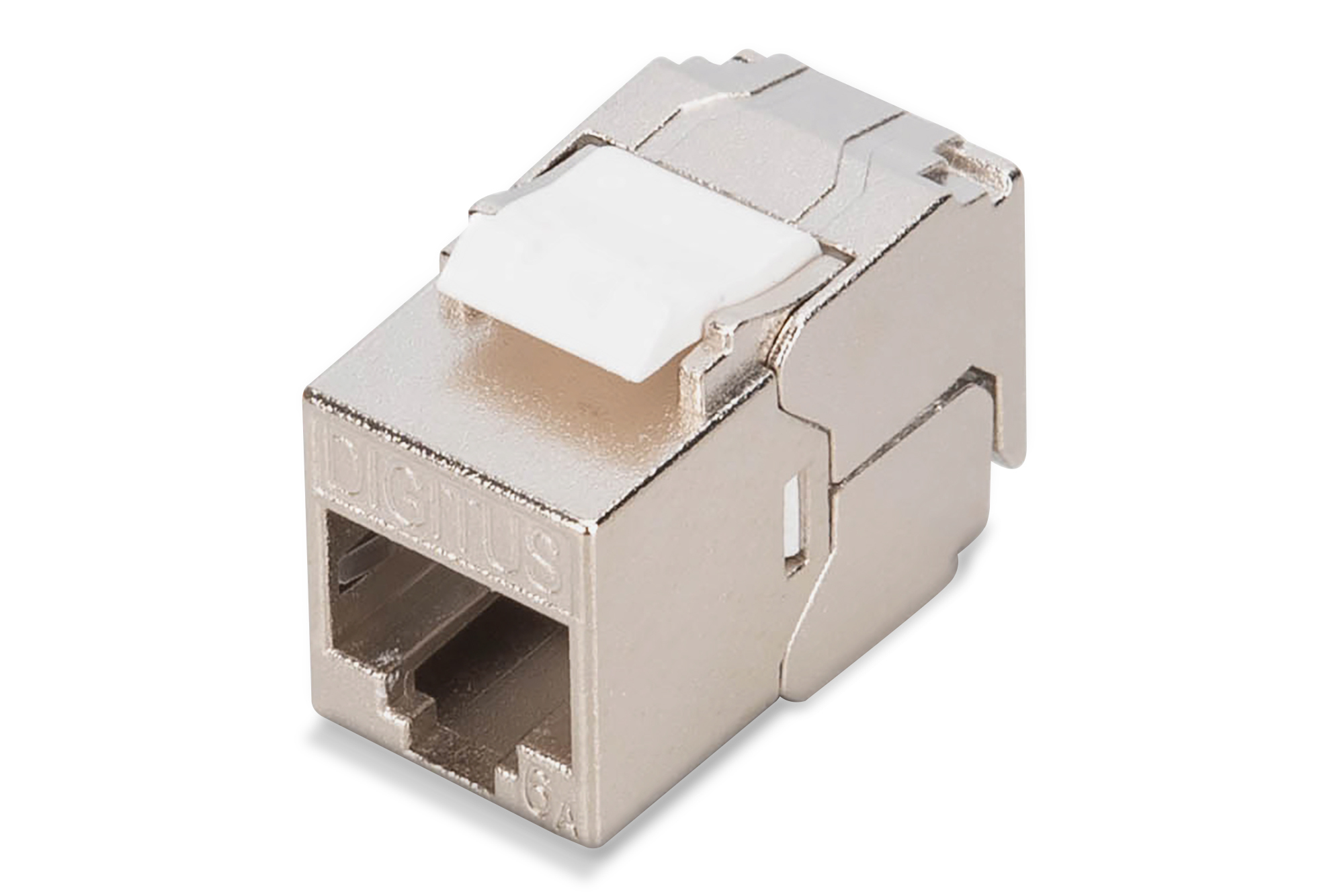 Digitus CAT 6A compact body keystone module, shielded, tool-free mounting connection