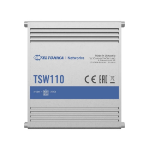 Teltonika TSW110 network switch Unmanaged Gigabit Ethernet (10/100/1000) Power over Ethernet (PoE) Blue, Grey