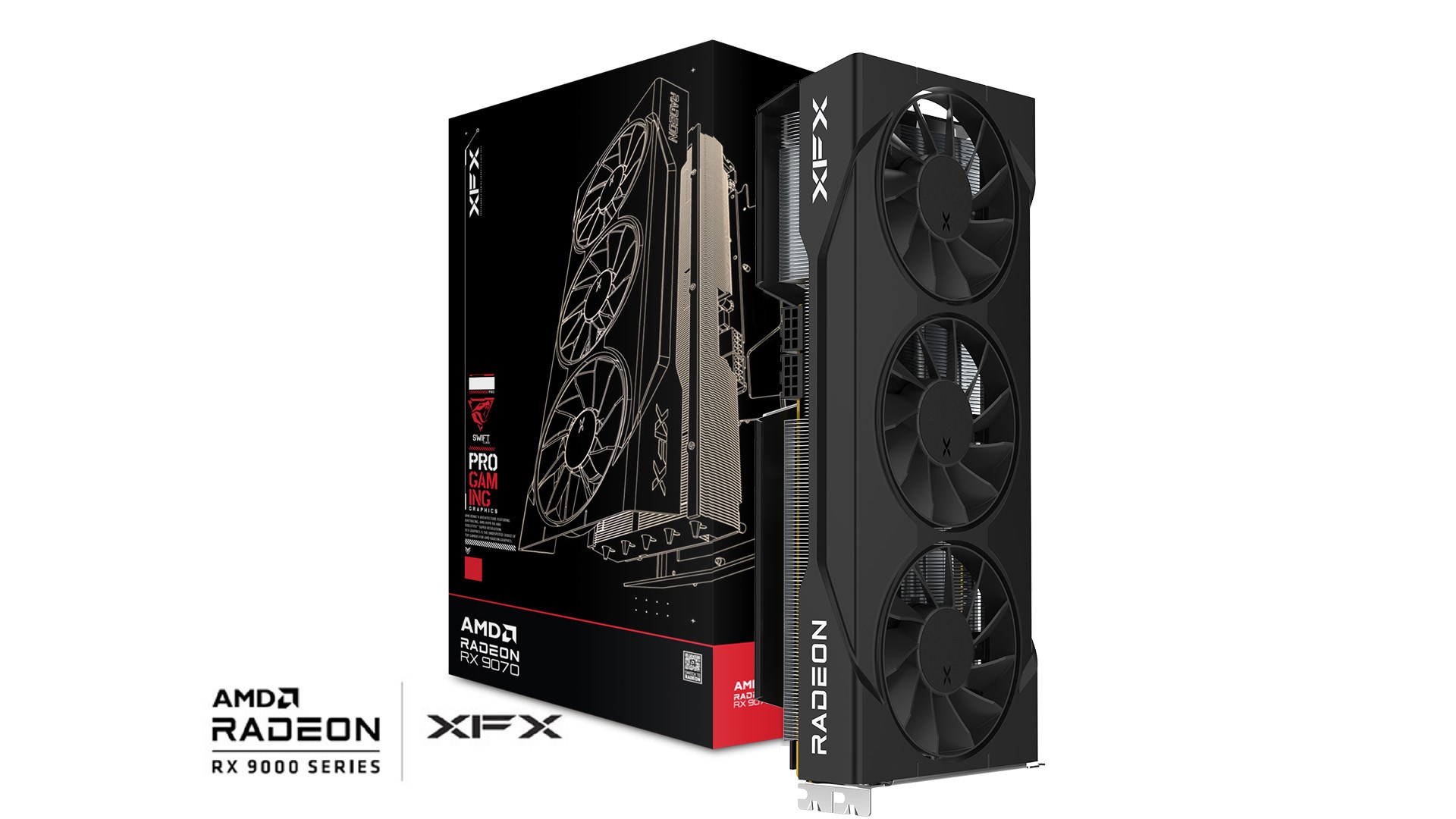 XFX VGA 12GB RADEON RX9070 GRE SWIFT OC Gaming 3xDP Swift AMD Radeon R