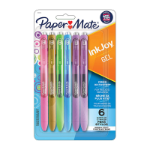 PAPERMATE PM IJoy Gel Retr Pastl Pk6 Bx6