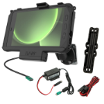 RAM Mounts RAM-101-225B2-SAM60CP-V7CU dockingstation voor mobiel apparaat Mobiele computer Zwart